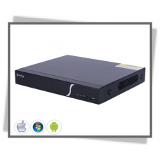 4 Channels 1HDD 4PoE 4K Safire Smart NVR Recorder For IP Cameras B1 Range | IP Dual Stream Access | Resolution Up To 8Mpx | RCA Audio | POS Function